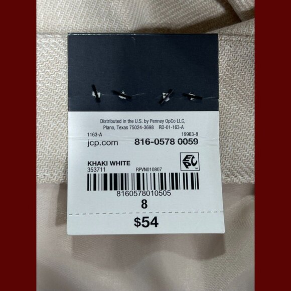 Worthington - Women's Mid-Rise 8.5" Inseam City Short - Beige - 8 - Picture 8 of 14